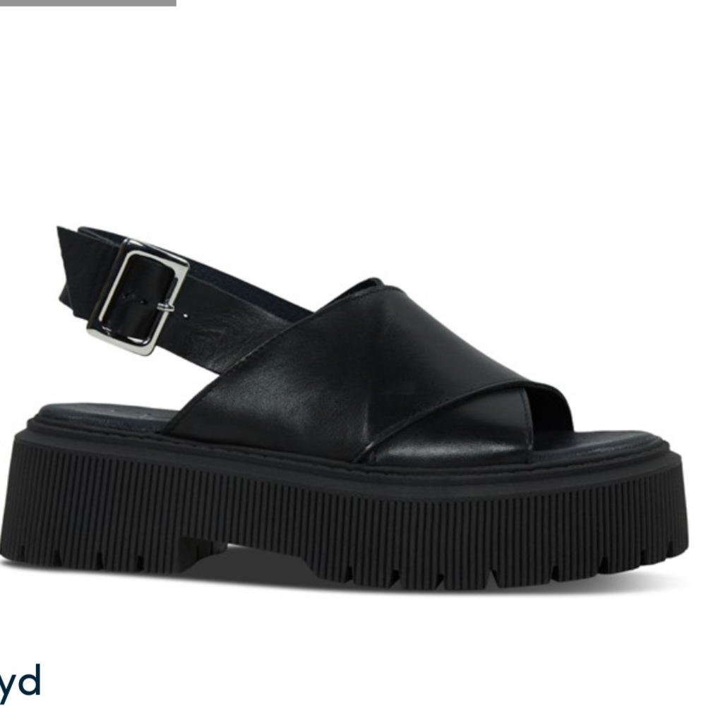Lolita Platform Sandals in Black